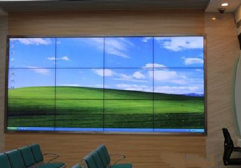 汉源液晶拼接屏的另类用法。